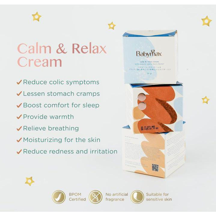 BEST SELLER !!! BABY MAX CALM AND RELAX CREAM 25 GR ( CREAM BAYI UNTUK PILEK, KOLIK DAN PERNAFASAN / CREA, ANTI COLIC / COLIC / PERUT KEMBUNG / MOISTURIZER  BABY / BUDS / CALMING CREAM / CALMING CREAM BAYI / momami calming rub cream / BUDS / anti kembung