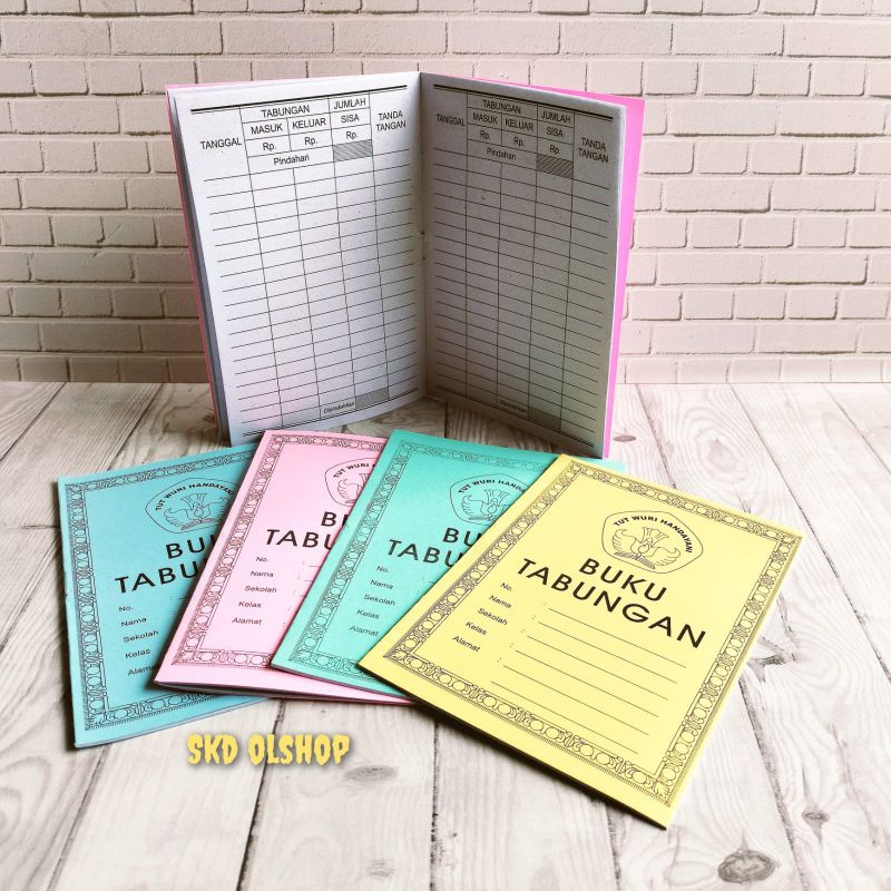 

BUKU TABUNGAN MURAH (ISI 25 Pcs) / BUKU TABUNGAN