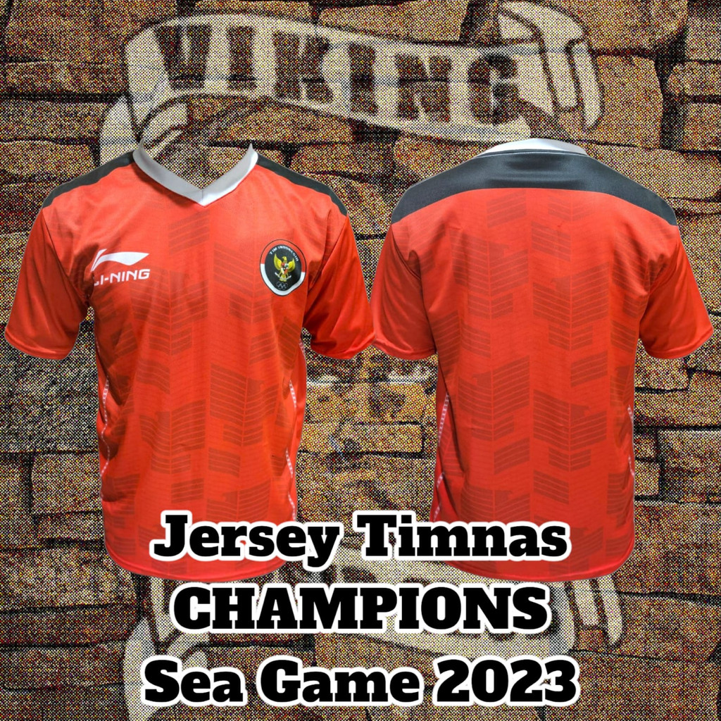 Kaos bola timnas indonesia sea game 2023 CHAMPIONS