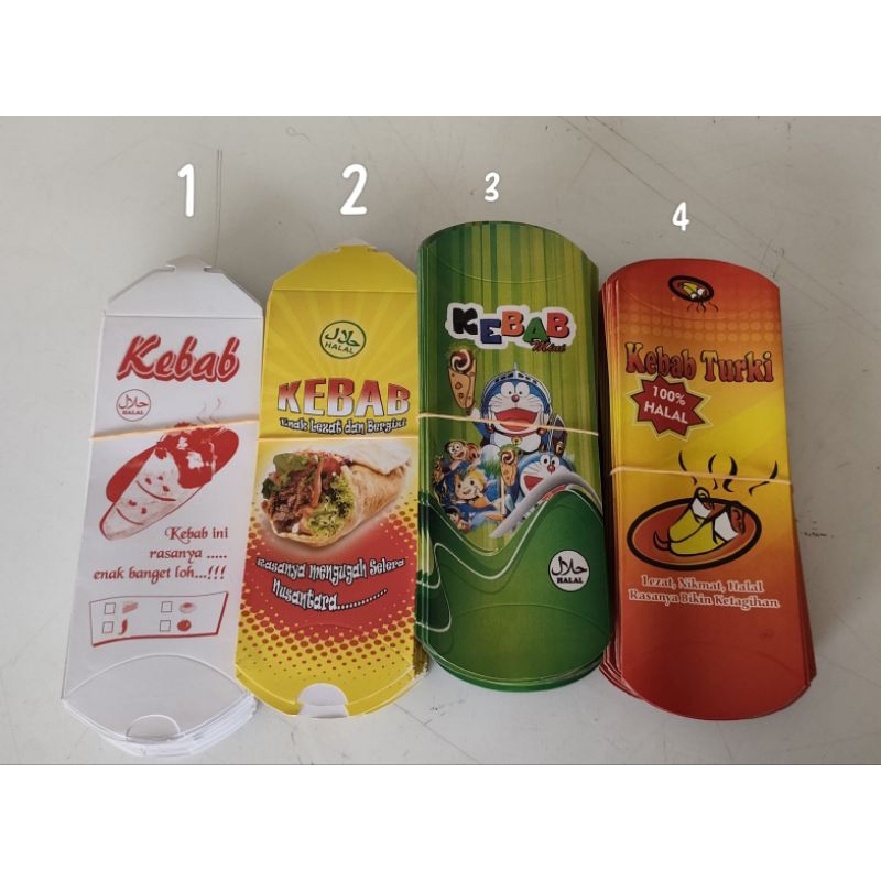 

Box Kebab Kecil 50Lembar