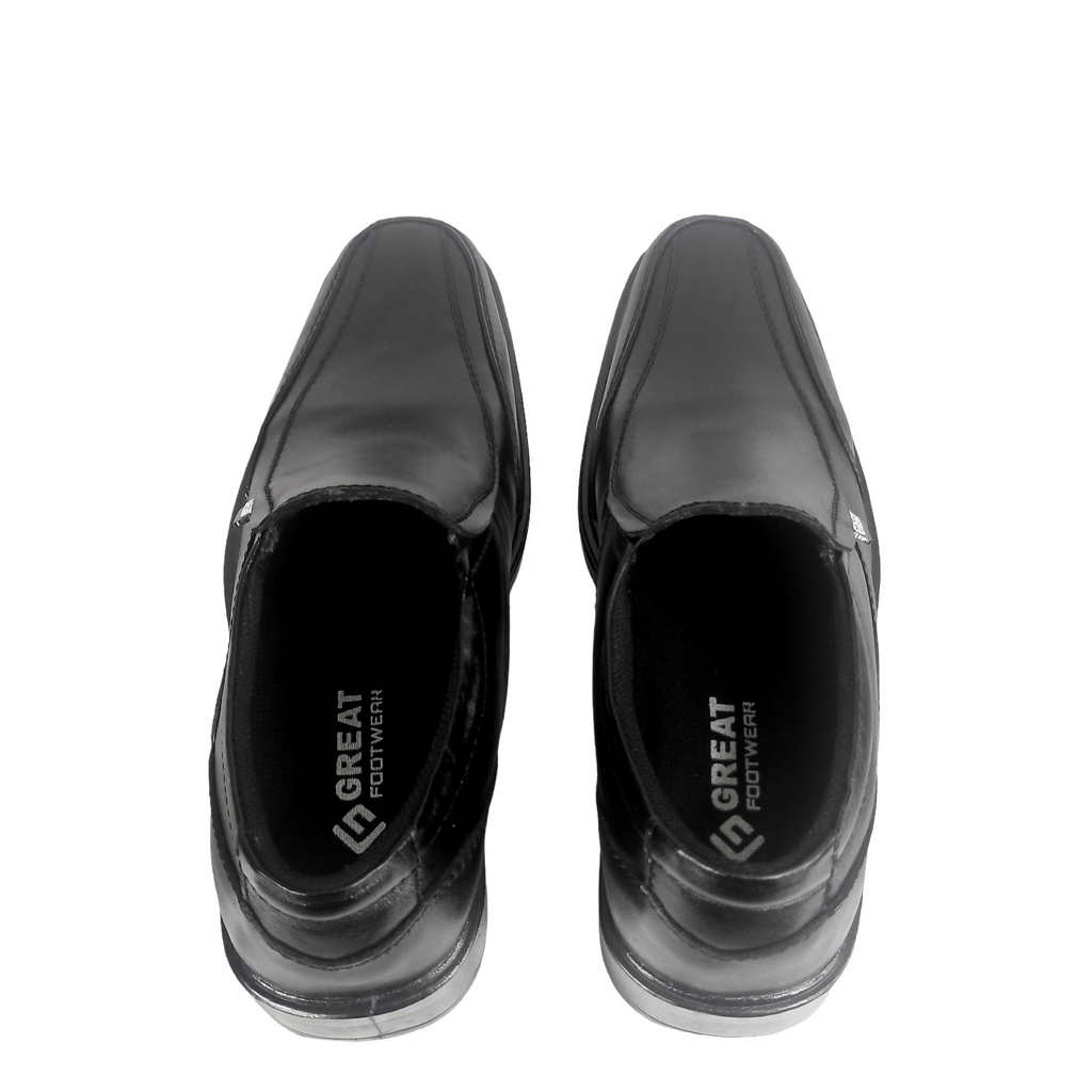 BIG SIZE Sepatu Pantofel Pria Kulit Asli Sepatu Oxford Pria Kerja Kantor Kasual Formal Anti Licin