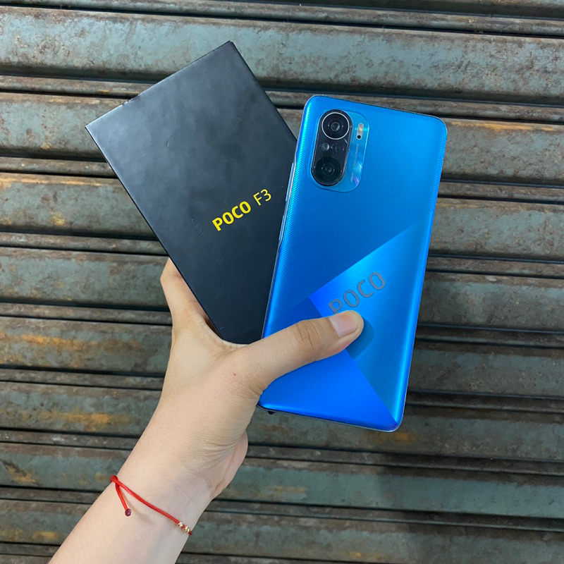 Poco F3 8/256gb second bekas pakai normal mulus fullset original resmi