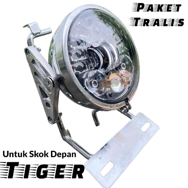 LAMPU DAYMAKER SET BATOK PANGKON TRALIS PNP MOTOR TIGER