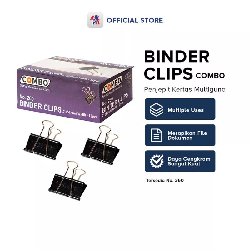 Binder Clip Combo 1 PAK