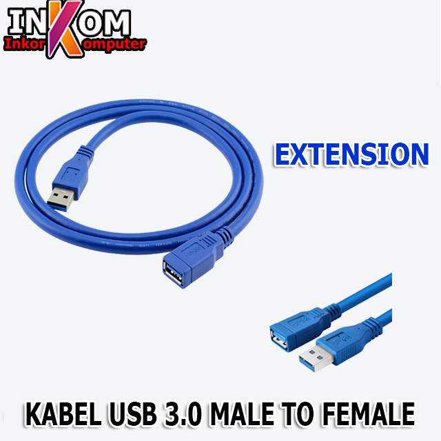 Kabel USB Extension USB 3.0 1.5m 3m 5m 10m  Male To Female AM TO AF