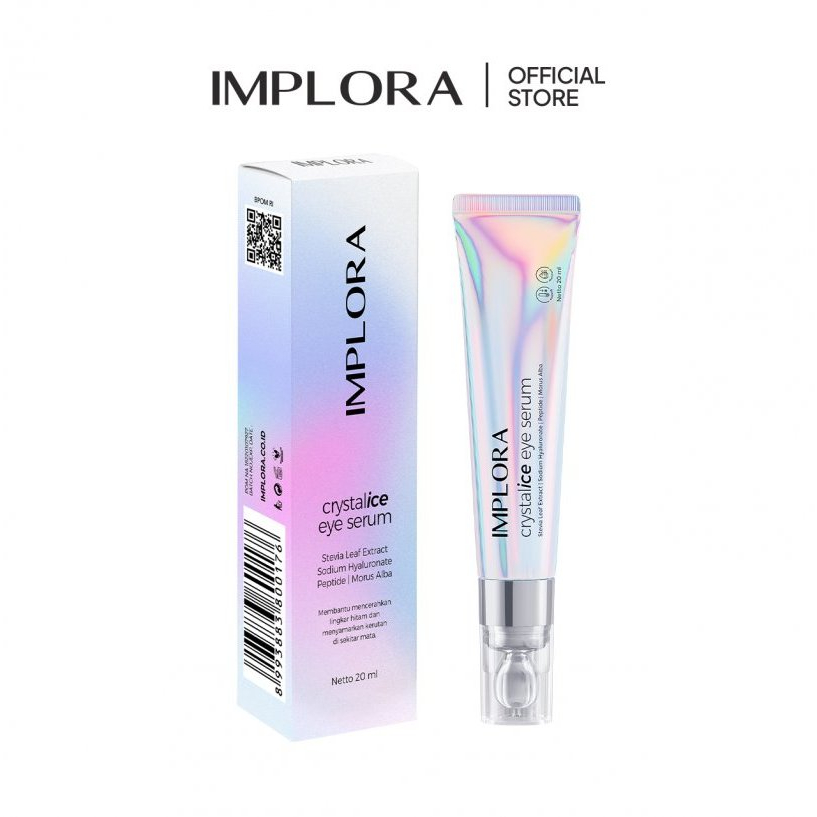 [20ml] Implora Crystalice Eye Serum | Cream Mata