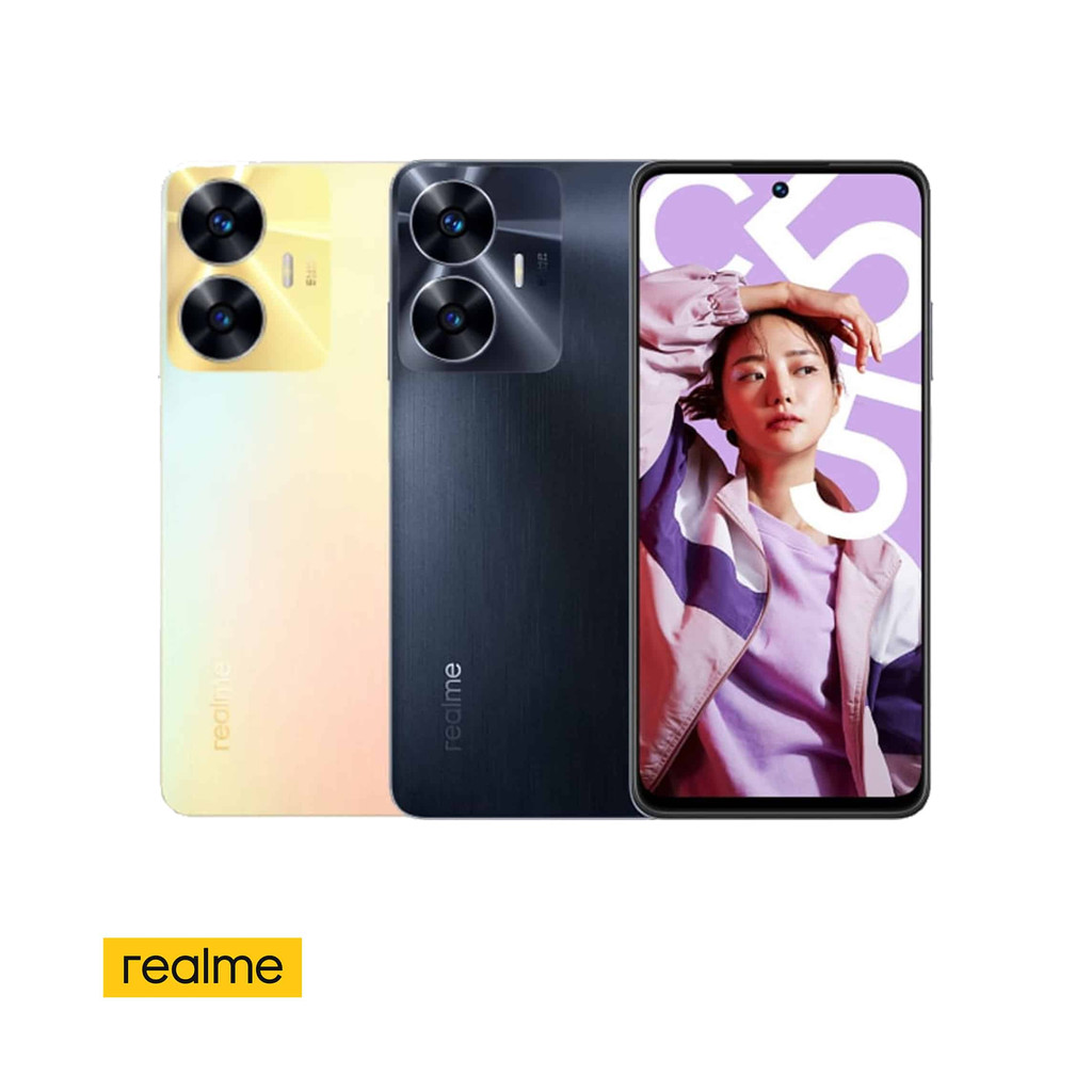 Reame c55 6/128GB | 8/256GB | MediaTek Helio G88 | Android 13, realme UI 4.0 | Garansi Resmi