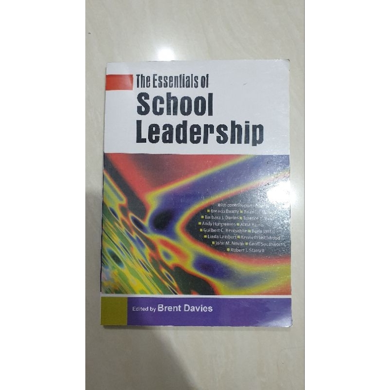 

The Essentials of School Leadership (edited by Brent Davies)