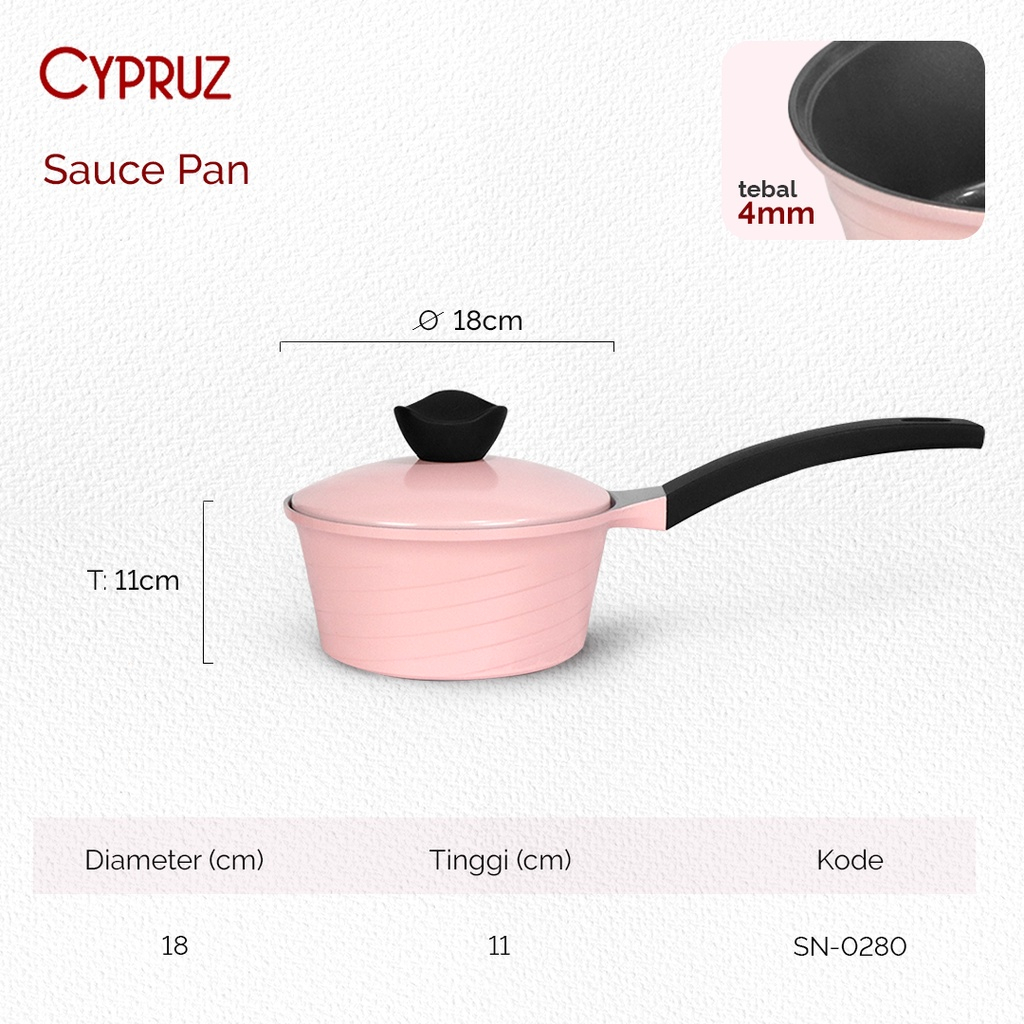 Sauce Pan Ceramic Diecast Series SN 0280