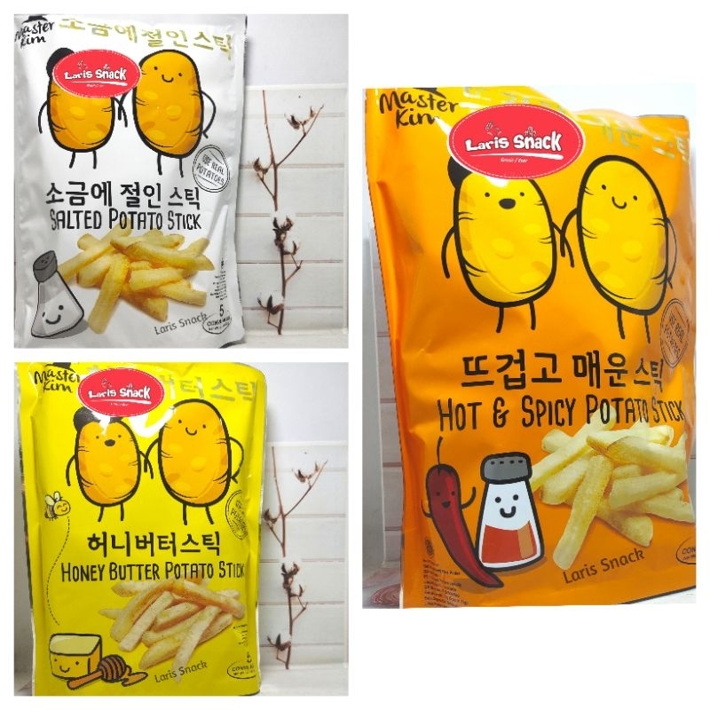 

Master Kim Potato Stick All Varian (Isi 5 Sachet)
