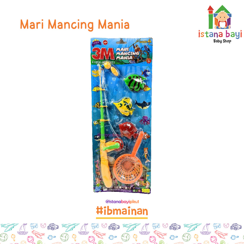 Mainan anak Mancing mania Set/Pancingan mainan anak