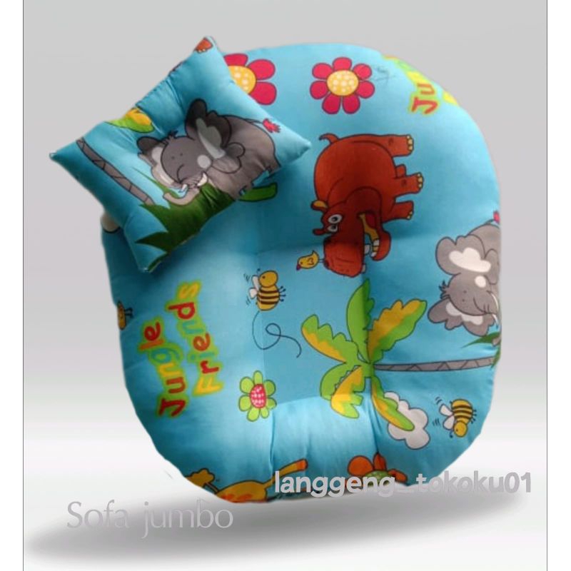 sofa bayi JUMBO gratis 1 bantal peyang