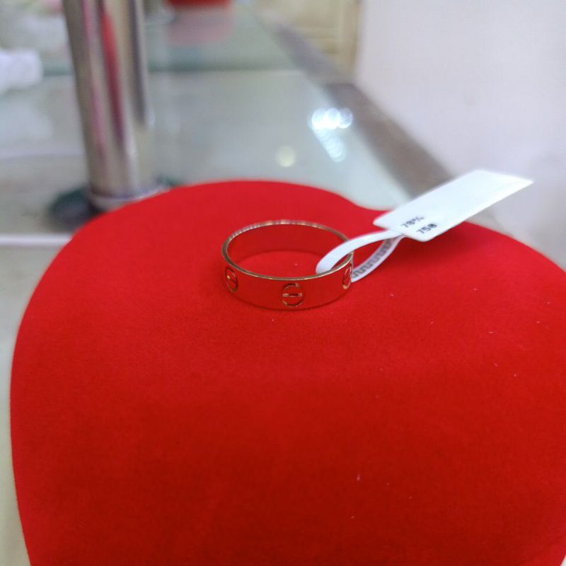 Cincin Cartier Emas 75%/750/18k