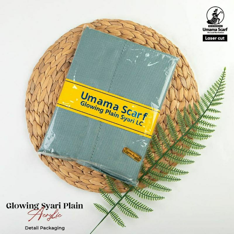 glowing Lc syari polos umama