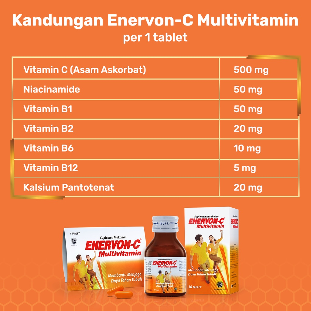 Enervon-C | Enervon Active Vitamin C dan B Complex