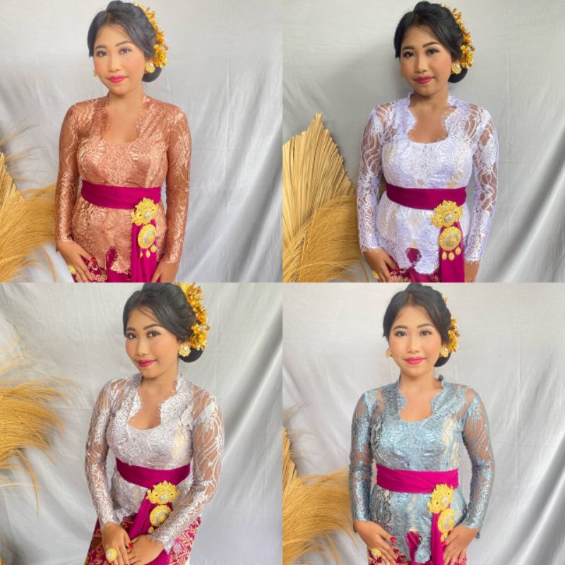 Kebaya Bali By Ani Kebaya Jadi Metalik Glossy