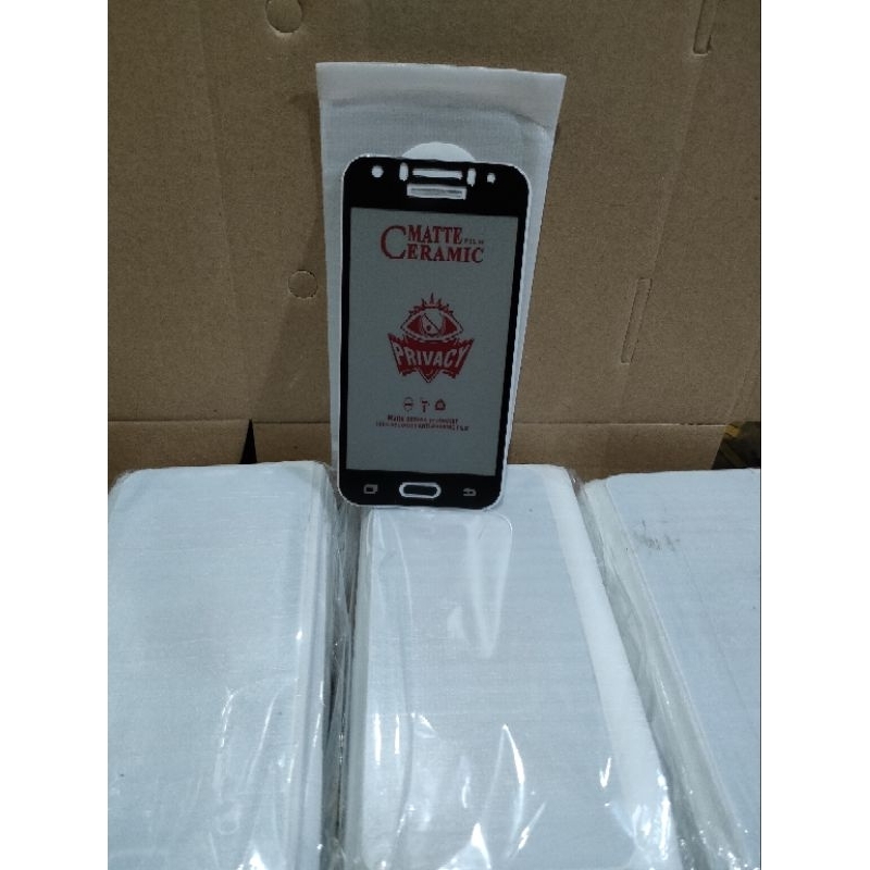 TG Tempered Glass Ceramic Spy Samsung J1 Ace Anti Gores Matte Privacy