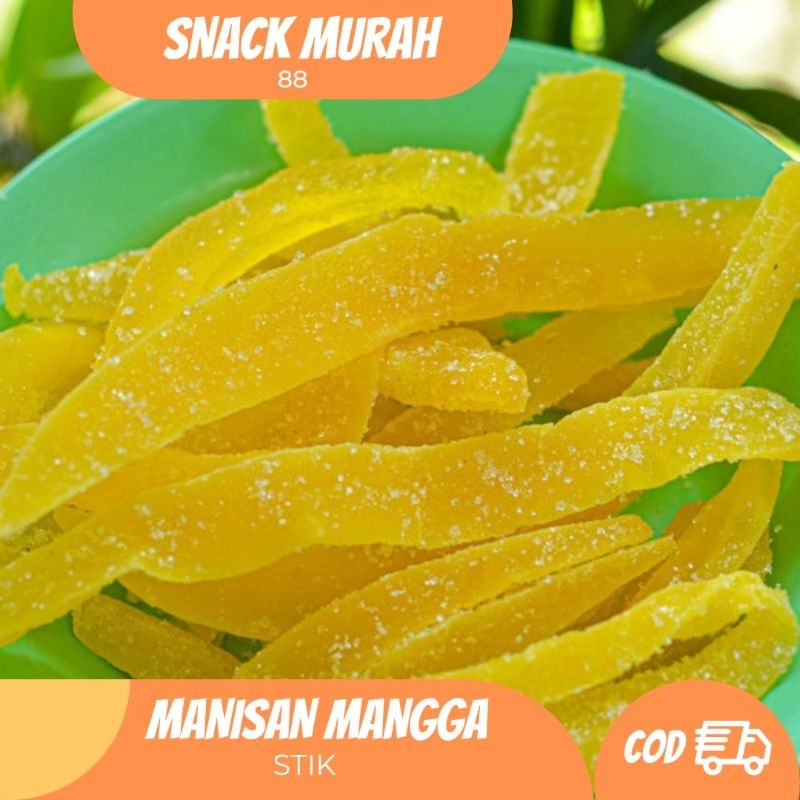 

MANISAN MANGGA STICK PANJANG / BUAH MANGGA STIK KERING / DRIED MANGO 500 GRAM