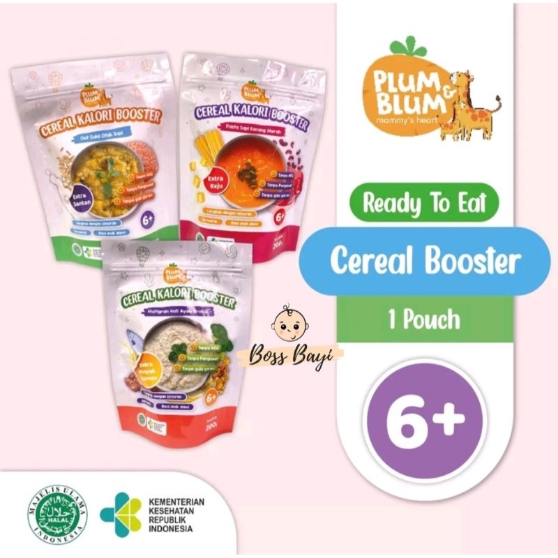 PLUM &amp; BLUM - Beras Nutrisi / BB Booster | Cereal Booster / Cereal Buah MPASI 200gr