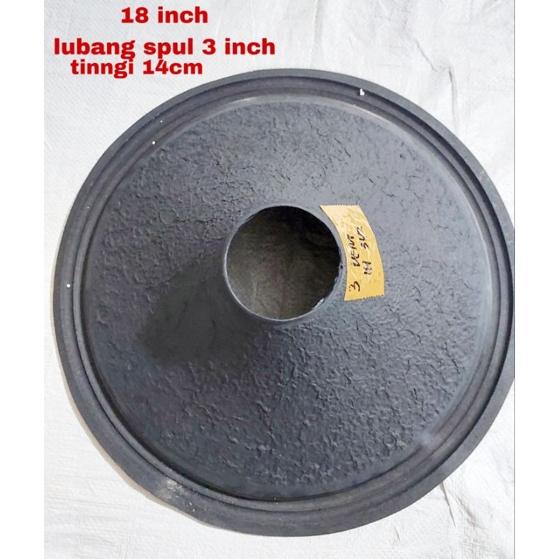 Kertas Daun Speaker 18 inch Kulit Jeruk Lubang 3 inch