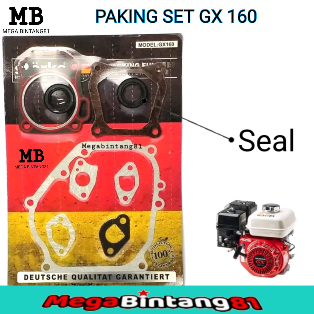 Paking gasket set GX160 + SEAL Paking set GX270 Gasket set GX160 paking kop GX160 GX200 + SEAL