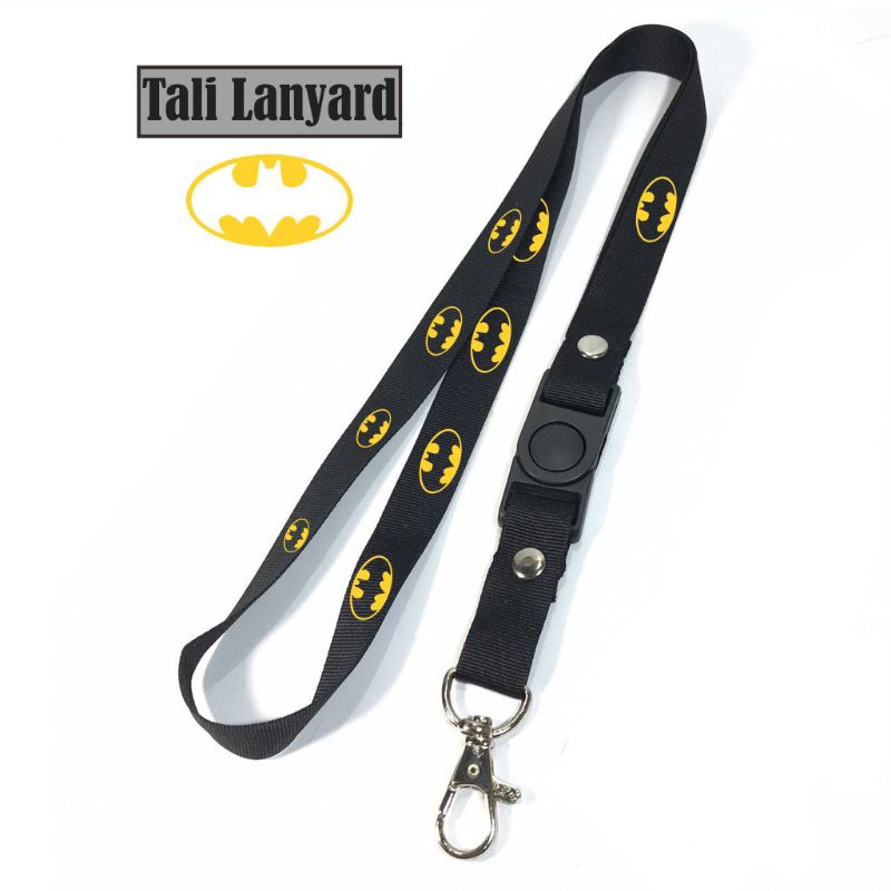 

lanyard BATMAN LOGO tali lanyard MARVEL FILMS gantungan kunci name tag id card kartu nama / tali lanyard gantungan leher fullprint