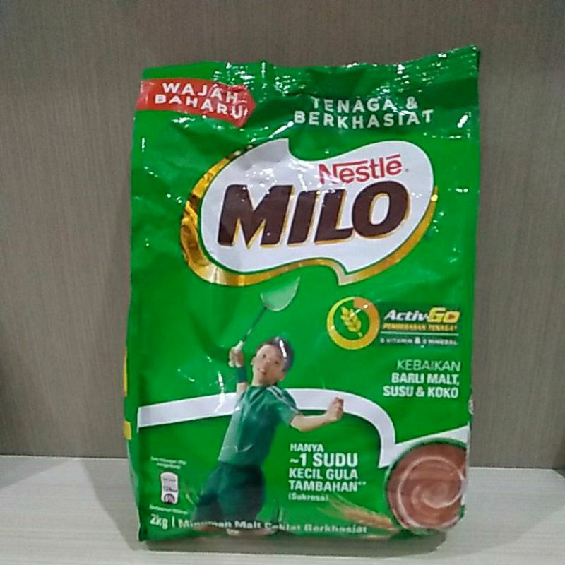 Milo 2kg malaysia murah original 100%