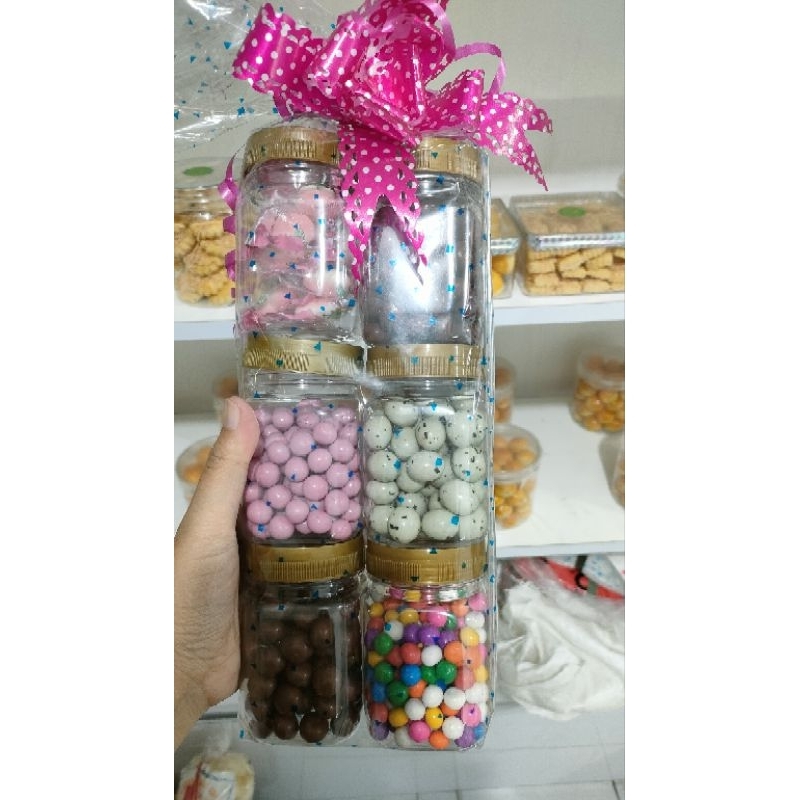 

paket coklat 6 toples