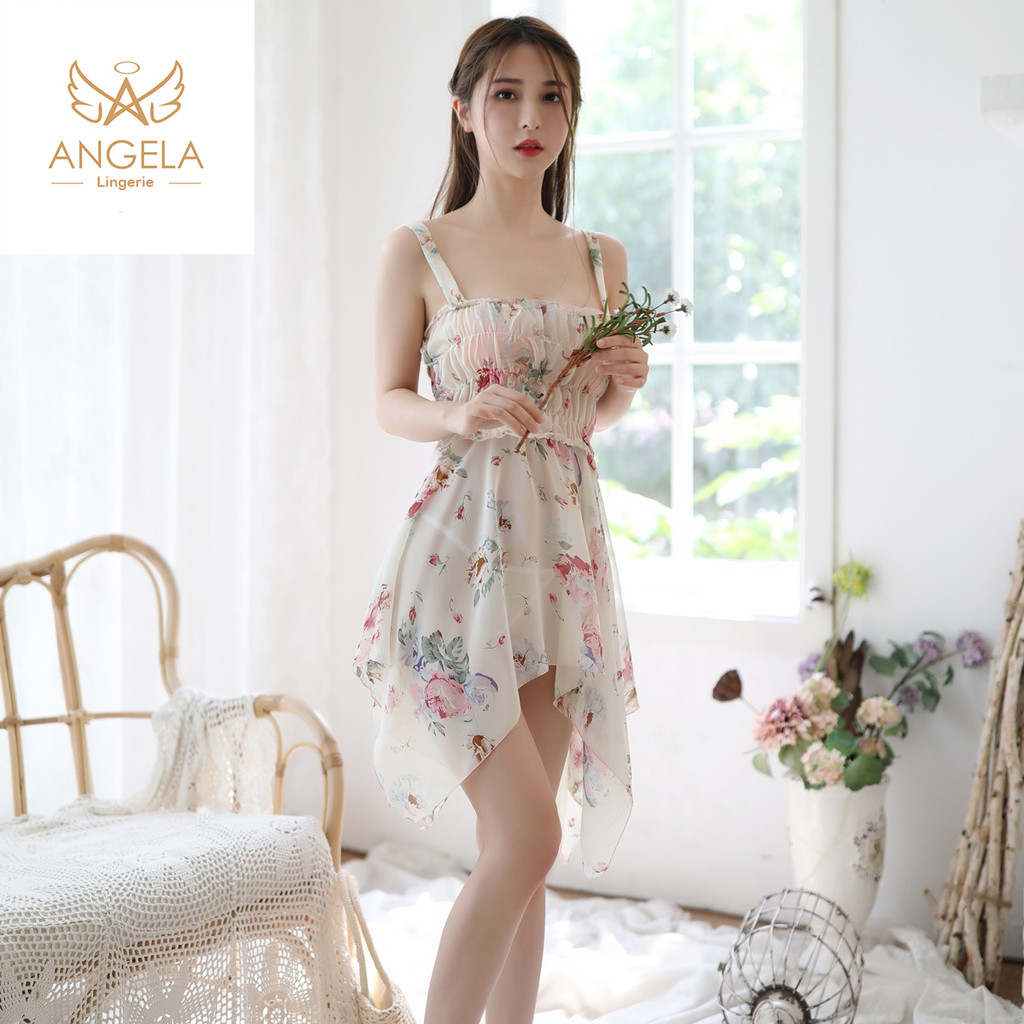 ANGELA PREMIUM Japan Quality Dress Sexy Lingerie Setelan Celana Dalam G String Seamless Baju Tidur Piyama Jepang Korea Fashion Seserahan Malam Pertama Kimono SP10