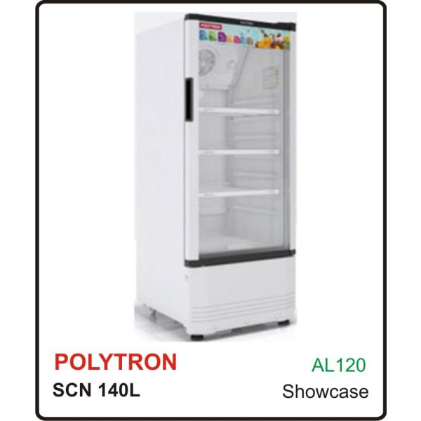 POLYTRON SCN140 SHOWCASE 3 RAK 140 L SCN 140 PAJANGAN BOTOL