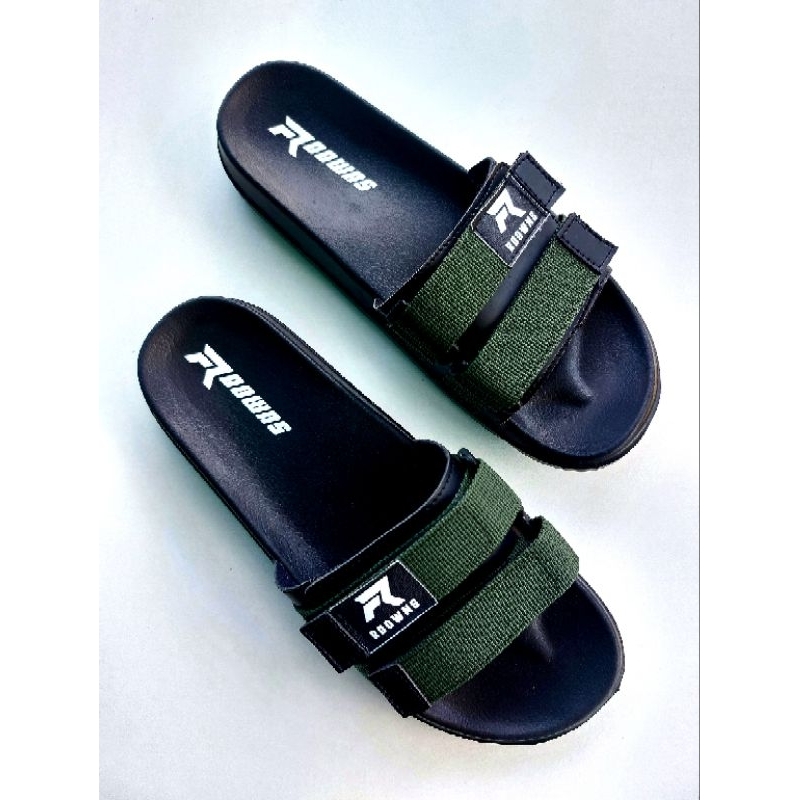 Sandal Slop Pria Sendal Slide Pria Wanita Roowns Vinko