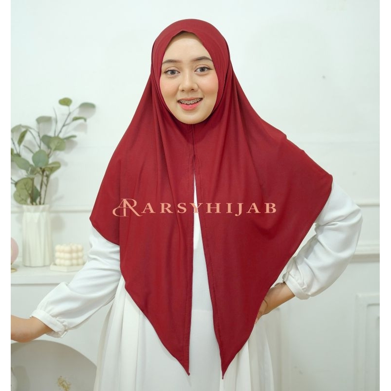 SEGITIGA HANAN JERSEY PREMIUM / HIJAB JILBAB TERLARIS SEGITIGA PREMIUM