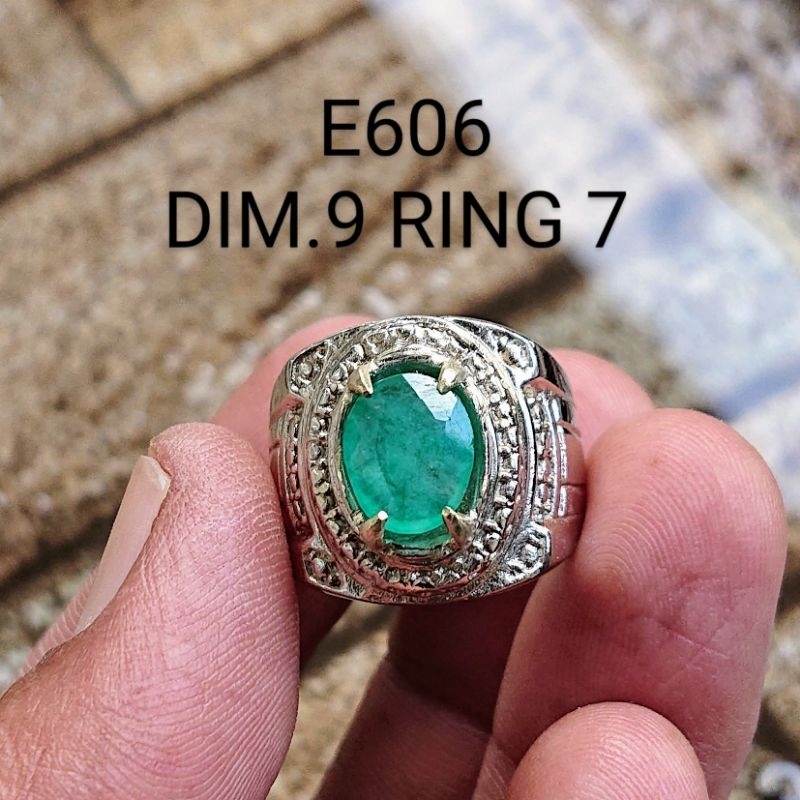 (COD) TERMURAH BATU CINCIN ZAMRUD COLOMBIA NATURAL EMERALD BERYL COLOMBIAN CATAM / CHATAM OM TAPI BA