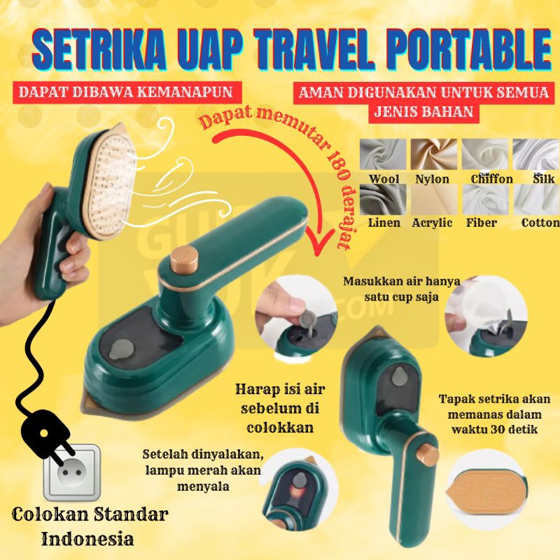 SETRIKA UAP TRAVEL PORTABLE SETRIKA PORTABLE