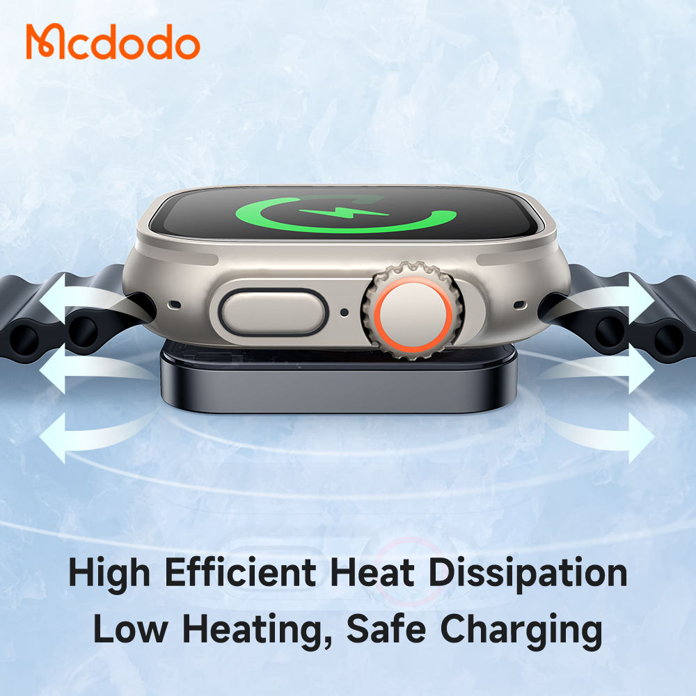 MCDODO Charger Portable Wireless Magnetic Apple Watch Lightning Port