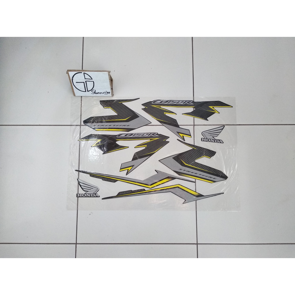 Striping Sticker Lis Honda CB 150 R CB150 R CB150R 2017 2018 Hitam
