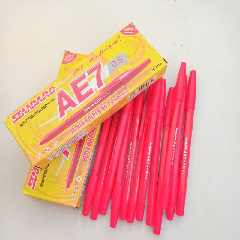 

Pulpen Standard AE7 0.5 WARNA MERAH
