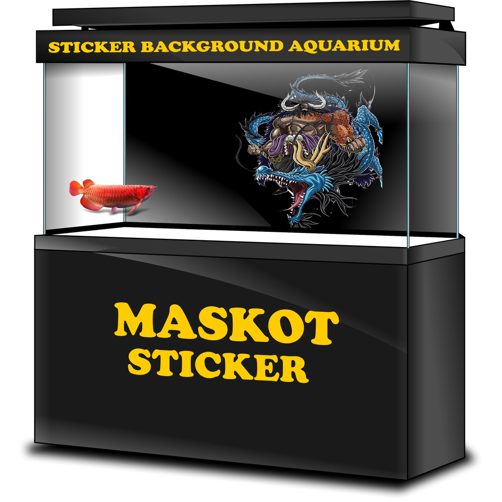 STICKER AQUARIUM, STIKER AKUARIUM, AQUASCAPE,  STIKER KACA AQUARIUM, STIKER BACKGROUND AQUARIUM, STI