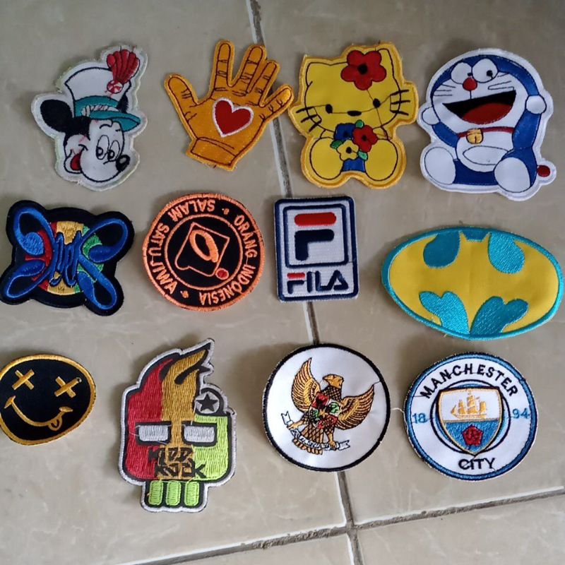 Stiker bordir kain