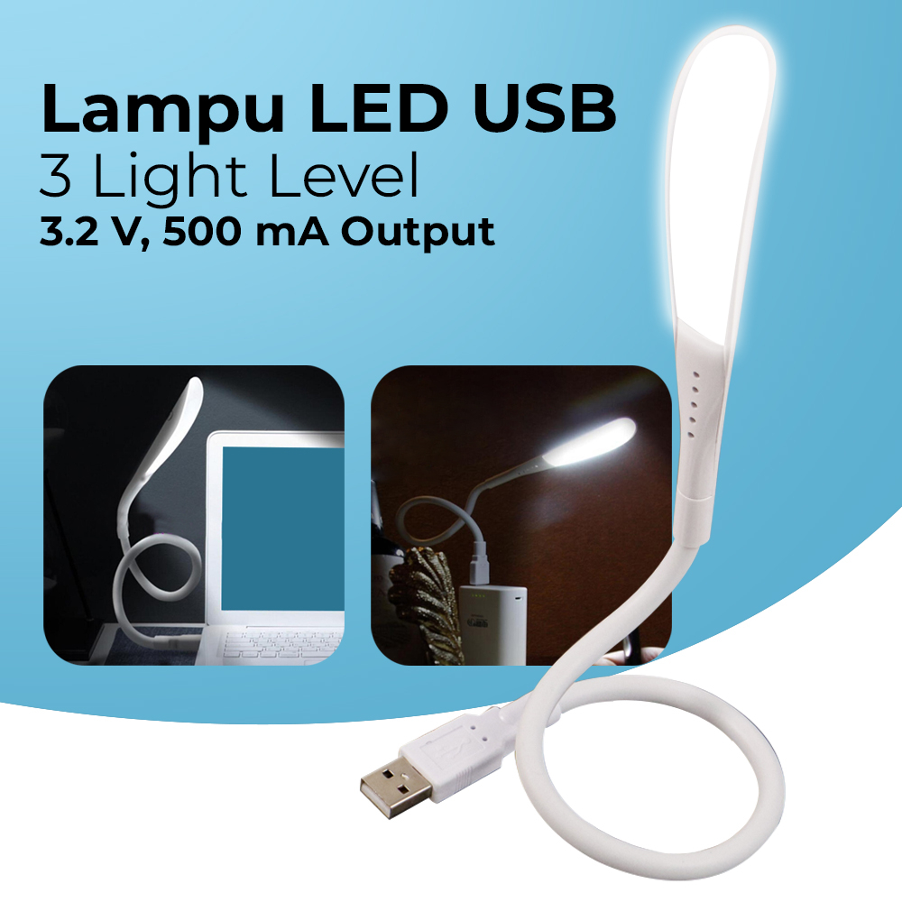 Lampu Baca USB LED Reading Lamp Natural White 2.8W 3.2V - T1A