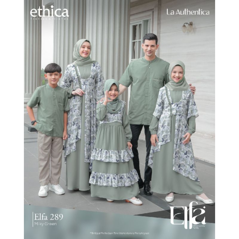 Sarimbit Terbaru 2023 Elfa 289 Milky Green By Ethica