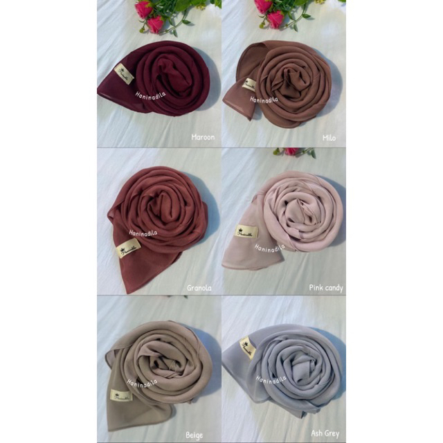 “Elea Square Malay” hijab curve ala malay