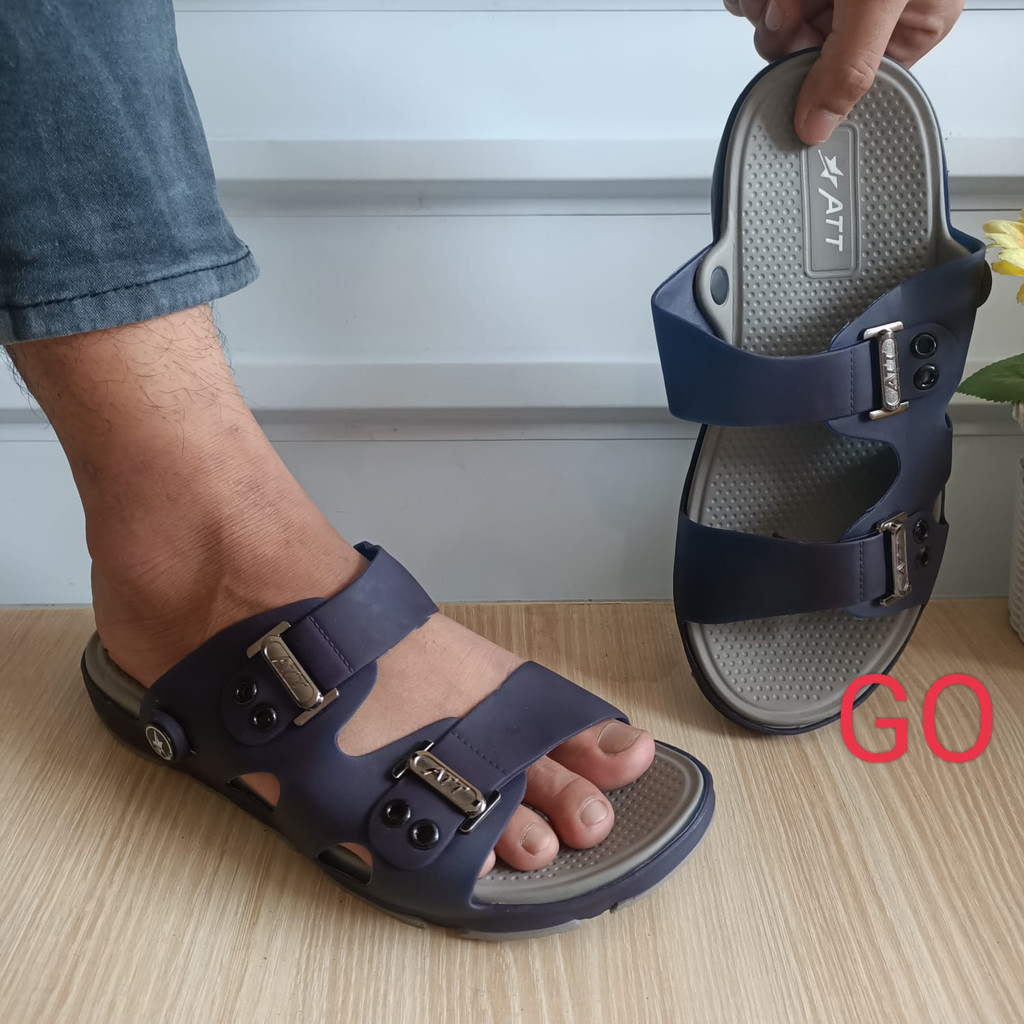 sogo ATT SGC 1107 SANDAL PRIA Sandal Selop Santai Bahan Karet Anti Air Nyaman Dipakai