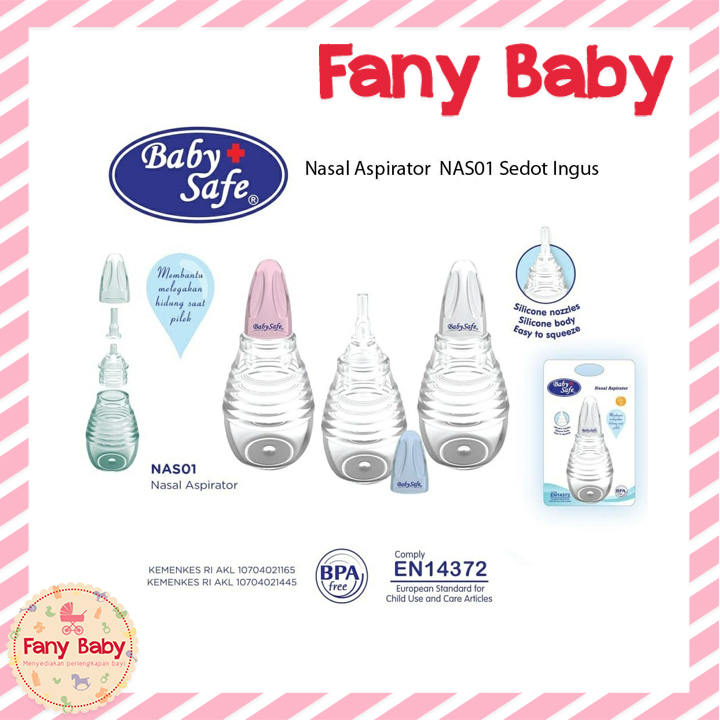 BABY SAFE SILICONE NASAL ASPIRATOR / NAS01