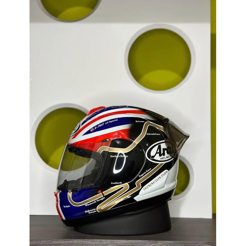 ARAI RX7 RR5 REPAINT HASLAM TRACK