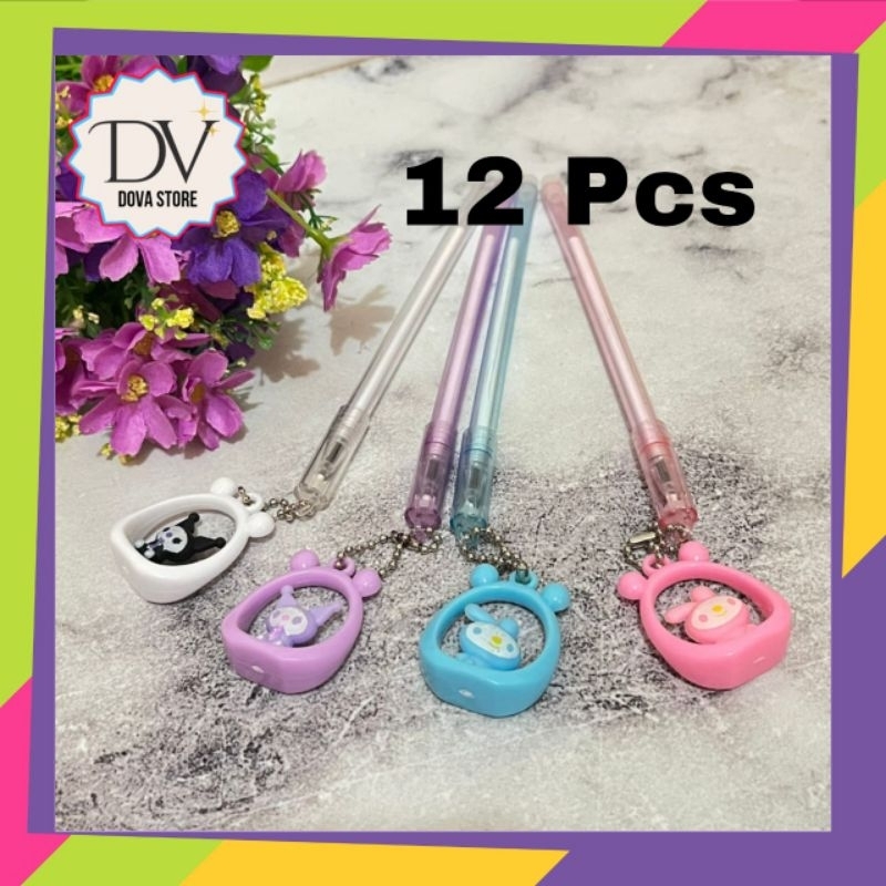 

SELUSIN PULPEN GANTUNGAN SANRIO DIDALAM LINGKARAN PEN ISI 12 PCS ALAT TULIS SEKOLAH