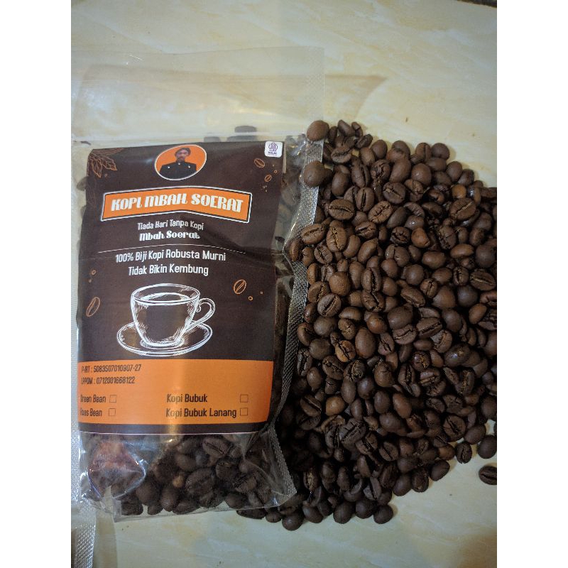 

kopi roast bean robusta mbah soerat 200gram