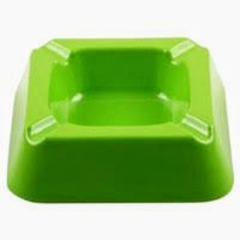 Asbak Melamin Kotak Hijau Murah / Asbak Melamin / Asbak Murah / Asbak Kotak