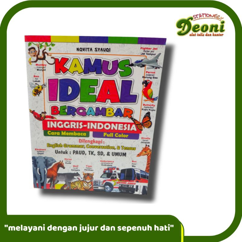 

Buku Ideal Bahasa Inggris Indonesia Bergambar BK003