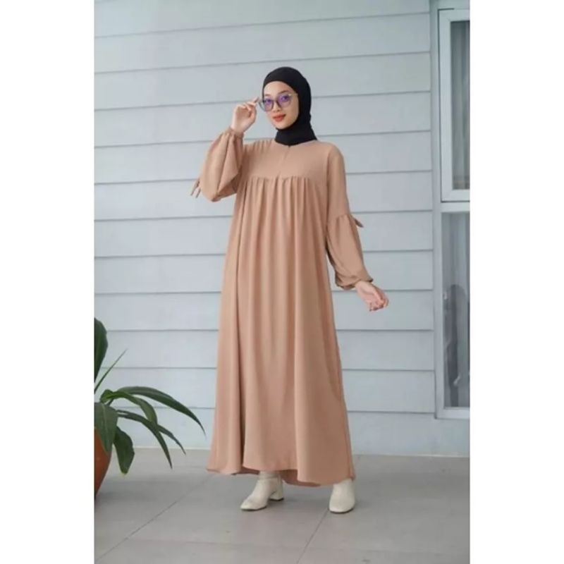 ALLENA DRESS || GAMIS BUSUI CRINGKEL AIRFLOW